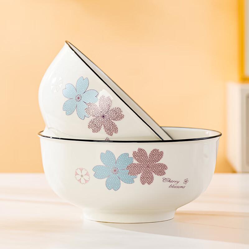 Керамические суповые тарелки Haoya Jingdezhen, 8 дюймов (2-Pack)