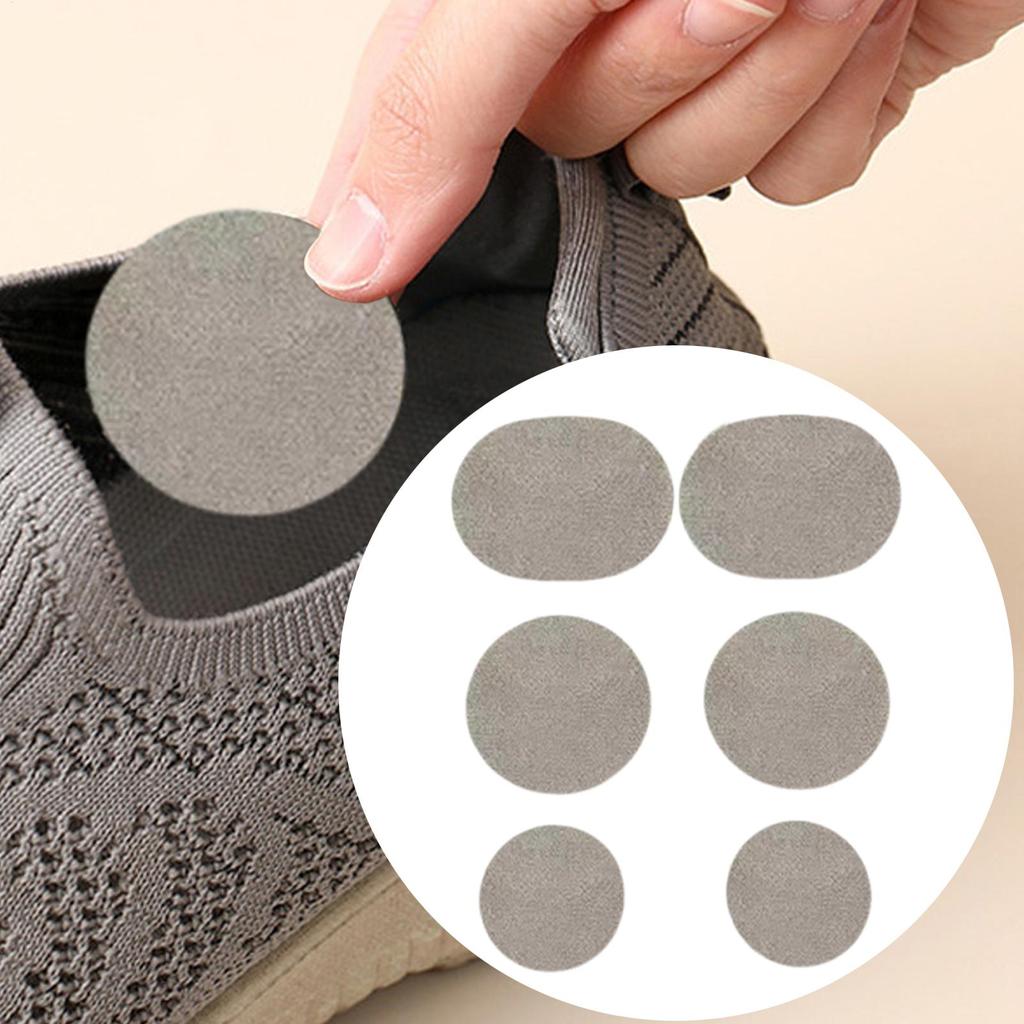 6pcs Repair Patch For Shoes Self Adhesive Heel Wear Hole Wear Sports Shoes Patch Back Pad Anti Wear Shoe Patches For Toe Holes