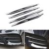 4Pcs Car-styling Carbon Texture Front Fog Light Grille Cover Trims For Mercedes Benz E-Class W213 S213 C238 A238 2018
