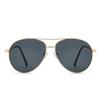 Pilot Sunglasses Big Face Thin Glasses Men And Women Personality Retro Riding Driving Windproof Anti-Glare Fashion Sun