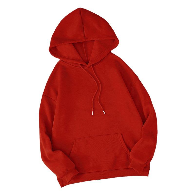 European & American Women's Autumn/Winter Plus Velvet Hooded Sweatshirt
