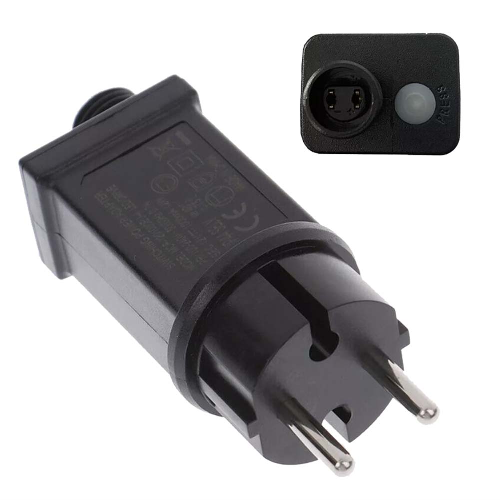 31V 6W EU Adaptér Napájecí zdroj Převodník Adaptér IP44 Vodotěsný 8 Režimů Světelný řetěz Zástrčka Elektrické Adaptéry Příslušenství