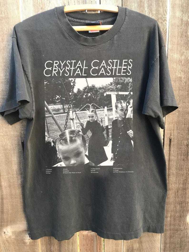 CrystalCastles Singer Shirt Music Band Graphic T-shirt Unisex S5XL MC0328 XXXXL