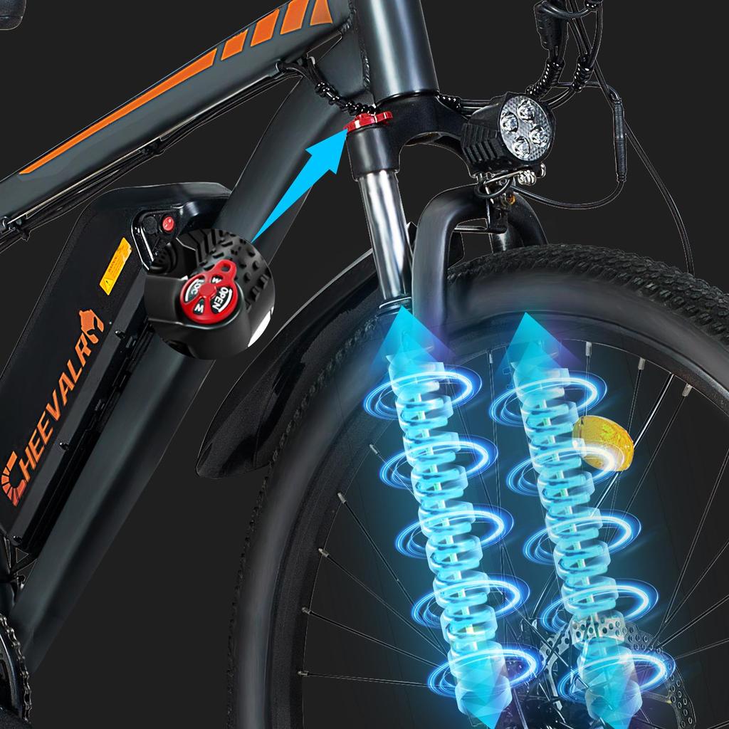 Cheevalry C29-1 All Terrain Electric Bike 750W Motor 48V18.6Ah Battery Outdoor Riding Electric Bicycle 29*2.35 Off-Road Tires E-Mountain Bike