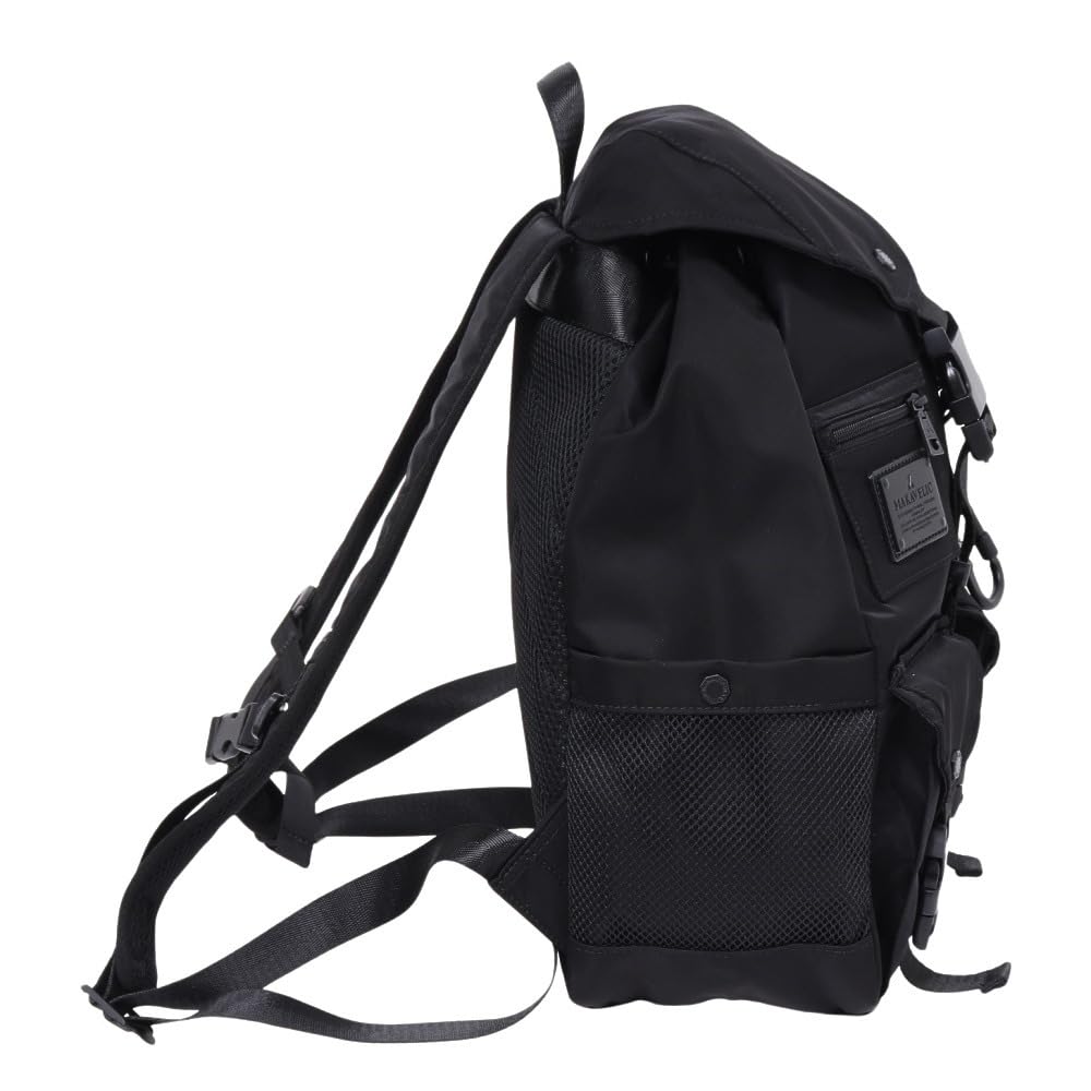 [Machiavellic] Backpack SIERRA GRACE DOUBLE POCKET BACKPACK BLACK (019)