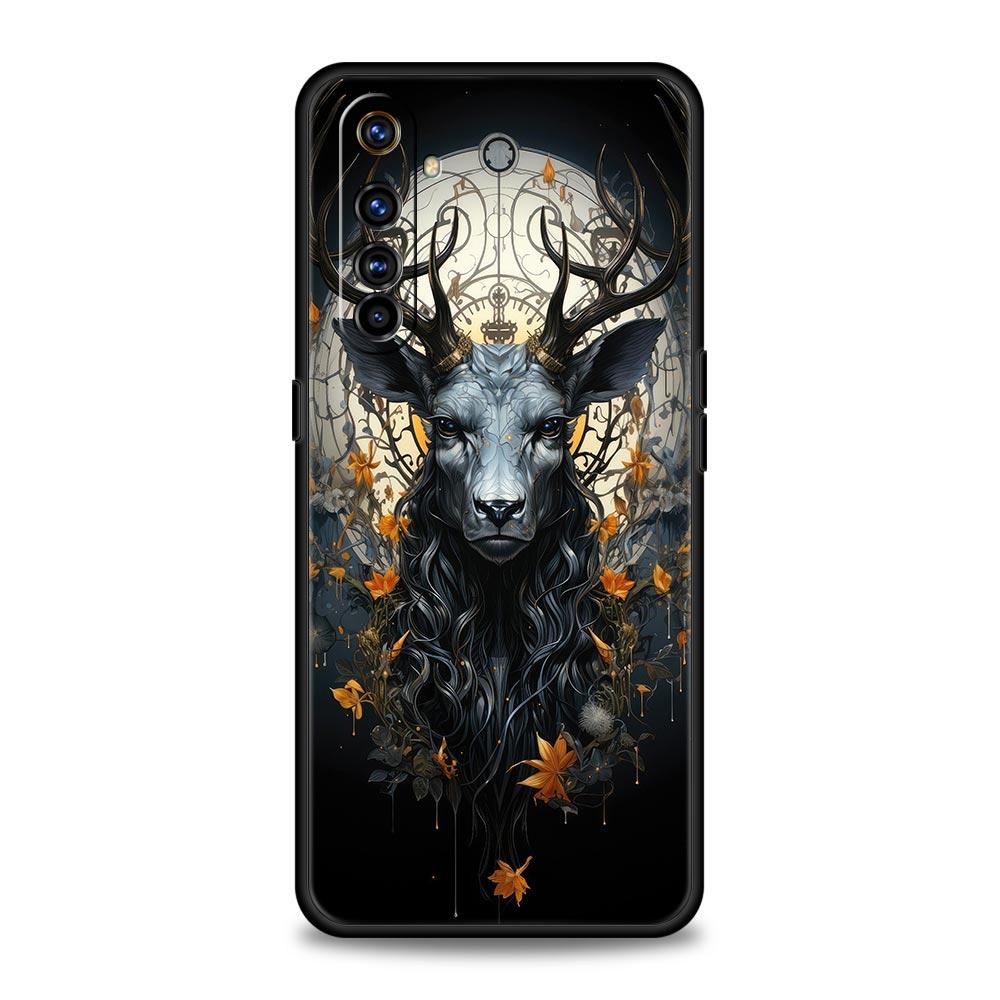 Deer Lichee Pattern Soft TPU For Realme 13 12 11 10 9 Pro Plus GT3 GT2 C21 C25 C35 C53 C55 C67 Pro 5G Phone Case Cover Funda Bag