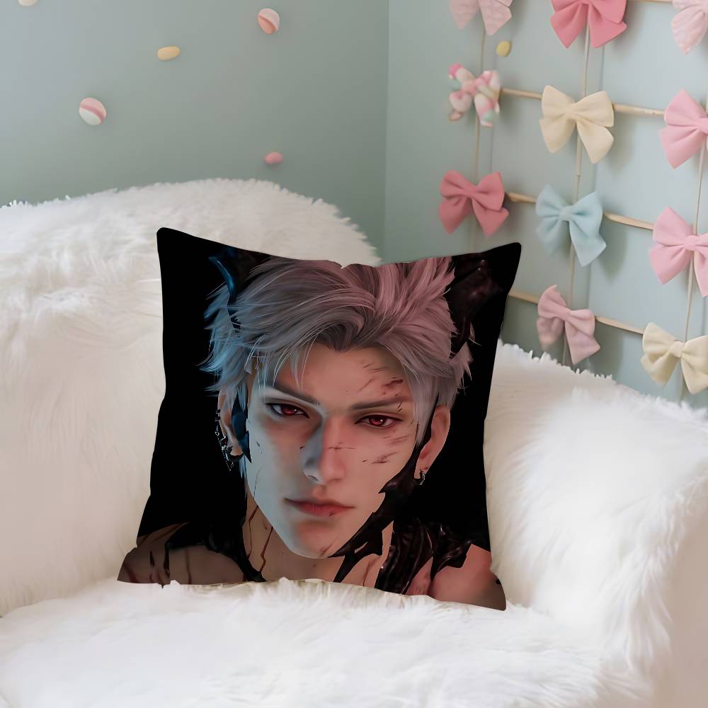 SSylus Case Plush Fabric Soft Pillowcase Double Sided Print Cushion Cover Household Gifts