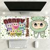 Labubu Customizable Name Mouse Pad Office Mouse Mats Desktop Mouse Pad Non-Slip Rubber Bottom Office Desk Accessory