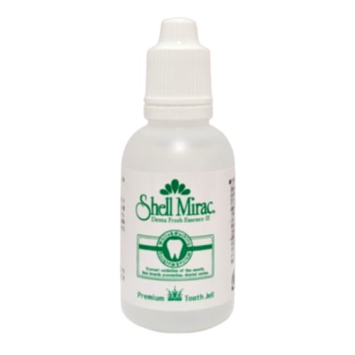 

Shell Mirac Denta Fresh Essence III 49ml Teeth Whitening Gel Toothpaste Removes Yellowing, Cavities, Bad Breath, and Stains. Free of Abrasives, Surfac