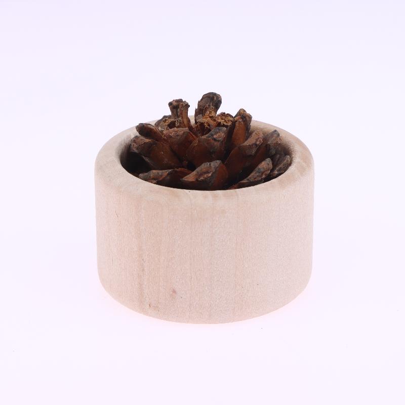 Creative Pine Cone Wood Essential Oil Diffuser Long-Lasting Floral Wooden Essential Oil Diffuser Home Office Car Oil Diffuser