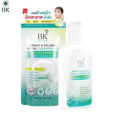 Acne Bright & Balance Yüz Temizleme Jeli, Japon Teknolojisi, Dermatolog tarafından test edilmiştir, Tüm Cilt Tipleri İçin, 50 ml.