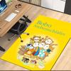 Bobo Printed Carpetrugfor Office Chair Living Room Bedroom Kitchen Room Decor Gifts