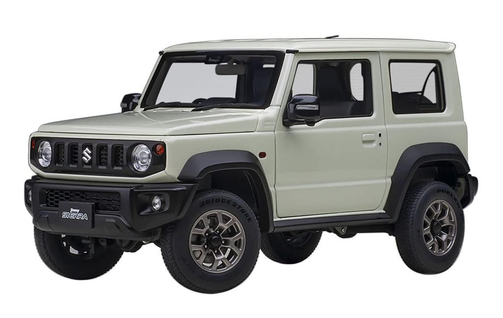AUTOart 1/18 Scale Suzuki Jimny Sierra (JB74) White Pearl Finished Model 78511