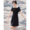 Women's Summer Short Sleeve Polo A-Line Dress
