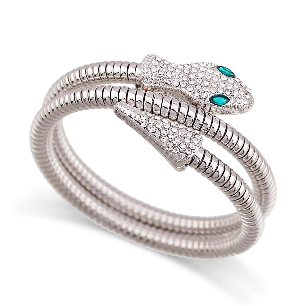 European and American Bracelet Fashionable Design Snake-shaped Winding Punk Style Bracelet Jewelry