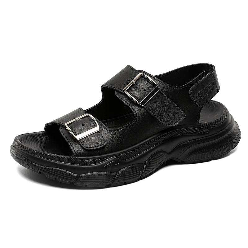 Fashion Trendy men's summer beach shoes Luxury designer classic style daily work Fashion outdoor street Versatile soft soled sandals