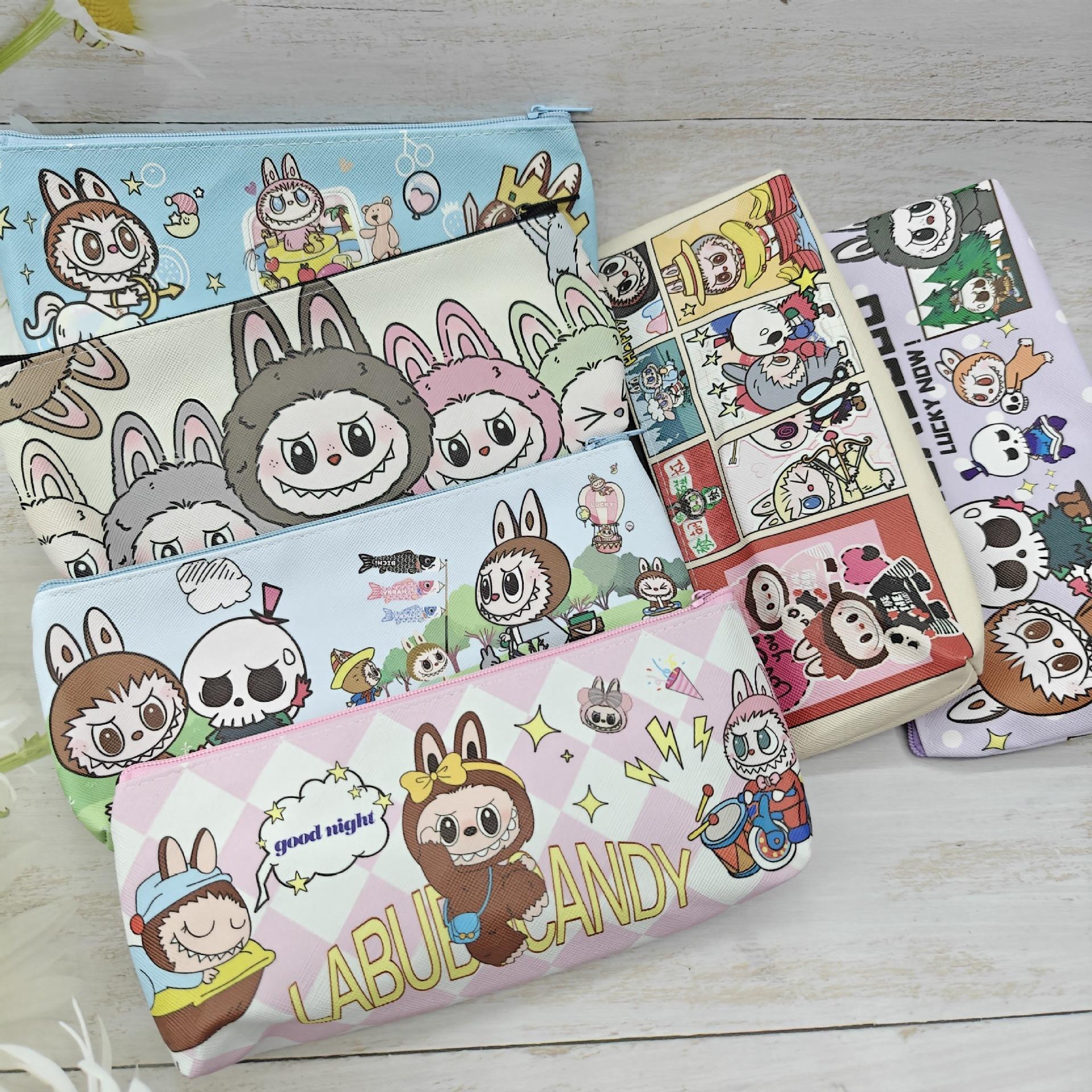 

Канцелярский пенал Милый мультяшный мешок для хранения канцелярских принадлежностей Студент Дети random 1pc