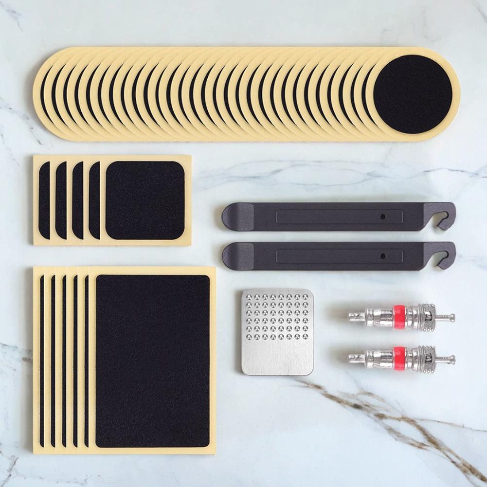 Bicycle Tire Repair Tool Rubber Puncture Patches No Glue Bicycle Inner Tube Puncture Repair Tools Mountain Bike Accessories