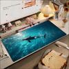 Orca Orka Muismat Antislip Rubberen Bureau Mat Gestikte Rand Toetsenbord Speelmat Voor Laptop Computer Spel Huis Gaming Werk