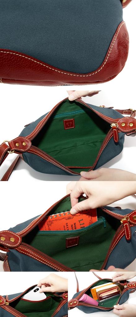 Shoulder Genuine [Albero] Bag, Leather, Women's, Khaki, AL-1900-50