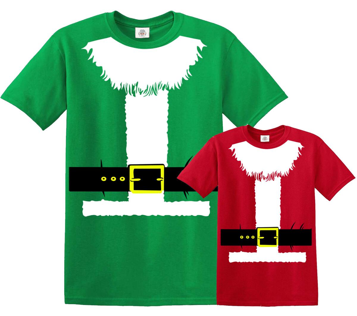 Christmas T-shirt Santa Father Reindeer Novelty Funny Funny Tshirt Joke RudeTee L