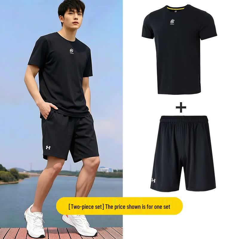 

Under Armour Men s Short Sleeve T-Shirt & Shorts Athletic Set L