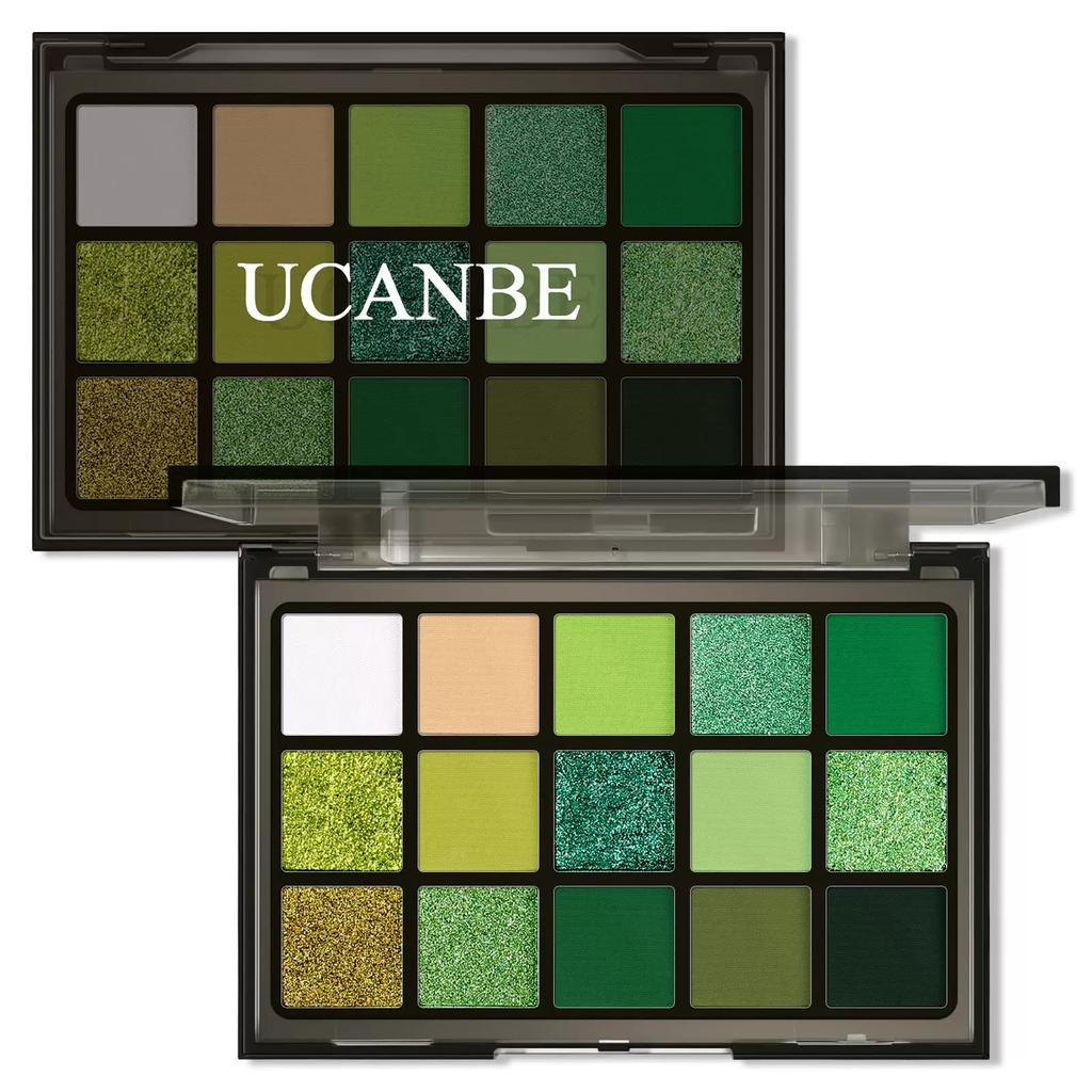 New Ucanbe15 Color Eye Shadow Plate Misty Forest Zixia Fairy Eye Shadow Plate Matte Shimmer Color Toner Fine Quality