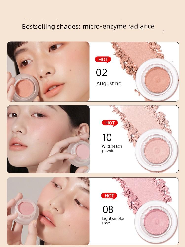 Foreverkey Blush Mud Cream Foeverkey Female Official Apricot Kernel Powder Foverkey Red No. 10 Color 02