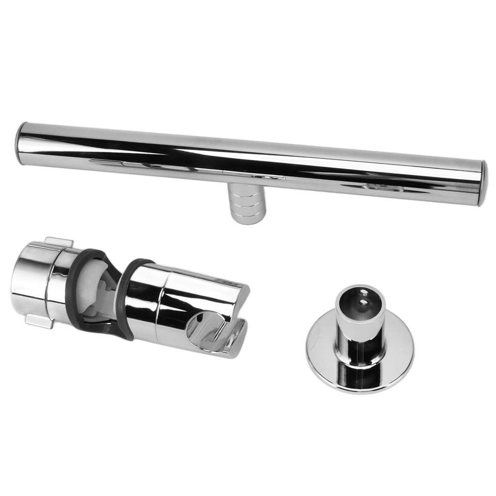 Duschkopfhalter-Set Kupfer Verstellbare Handbrausehalterung Ersatz für Schiebestange Schiebeklemme