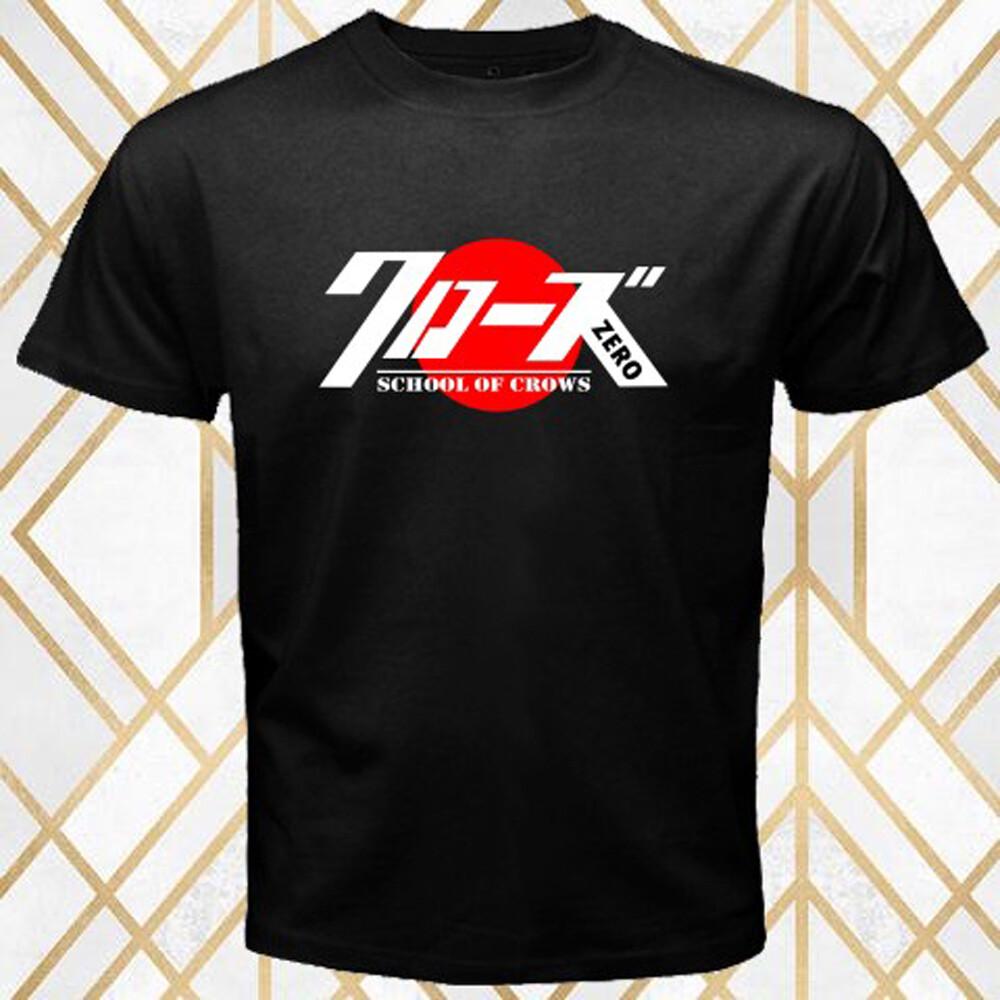 Crows Zero Japan Movie Anime Cartoon Men s Black T-Shirt Size S 3XL XL