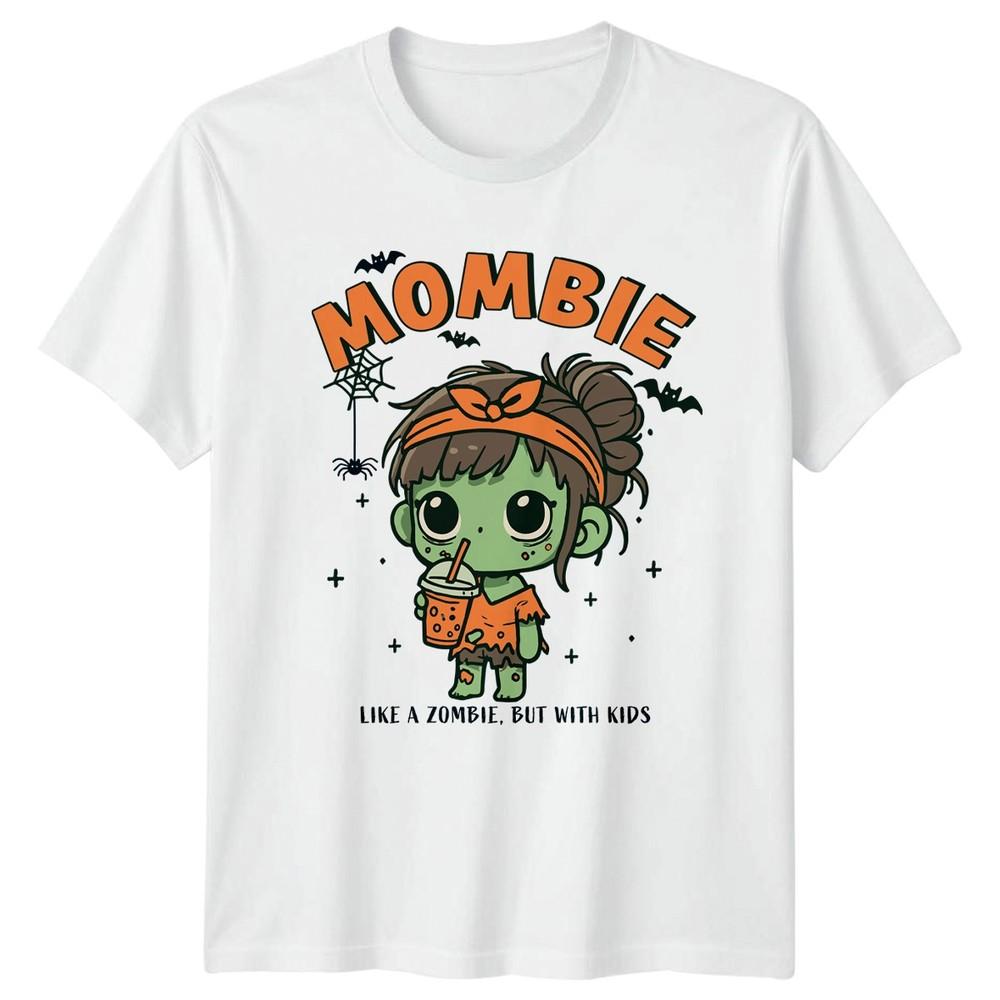 Mombie Like A Zombie But Unisexs TShirt Halloween Mom Parenting Halloween Gift S