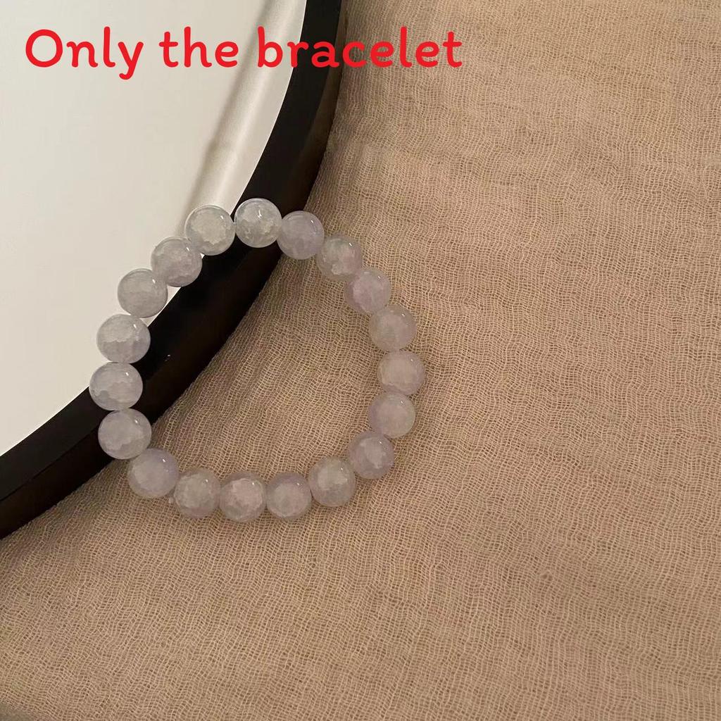 Glass Beaded Bracelet With Gradient Colors For Women Summer Fashion Gift For Friends