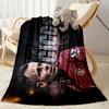 Player Celebrates Goal Stadium. Blanket Comfortable Suitable for Bed Office Chair Seaside Four Seasons Universal Warmthful Decor