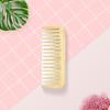 Natural Bamboo Wide Tooth Hair Comb for Women Men Anti-Static Afro Fork Comb Detangler Brush for Curly Wet Dry