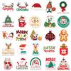 100 Christmas Cartoon Stickers, Christmas WaterproofDecoration, Guka Material, And Epoxy Resin Planner Stickers