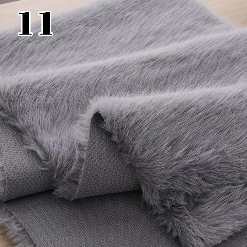 50*180cm Thicken High-end Simulation Fox Fur Fabric Fluffy Artificial Fur Fabric Diy Fur Clothing Fursuit Fur Collar Vest Scarf