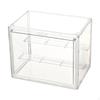 Clear Figure Display Case Collectibles Showcase Doll Collections Storage Box Stackable for Small