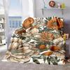 2026 New Arrivals 1pc Floral Throw Blanket Ultra-Soft Flannel All-Season Couch Bedspread with Elegant Floral Pattern In Beige, Brown, Green, Black, Wh