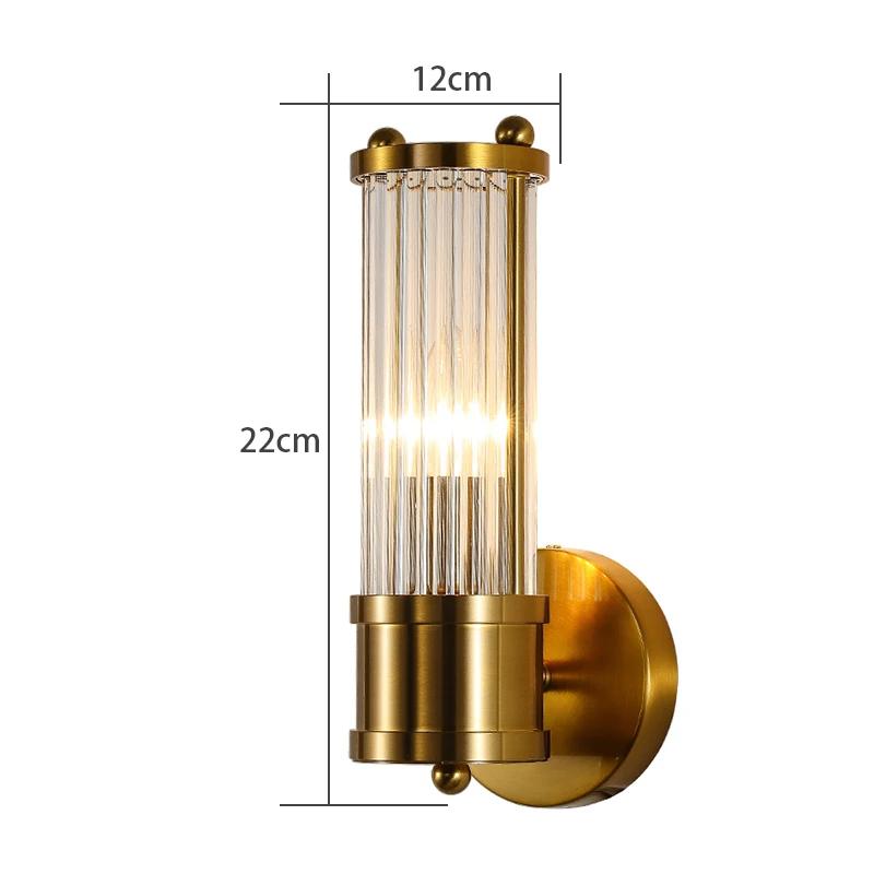 Lighting European Style Light Luxury Wall Lamp Post-modern Simple Creative Personality Home Background Wall Bedroom Bedside Lamp