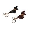Animal Dog Bulldog Keychain Cute Puppy Bulldog Bag Pendant  Backpack Decoration