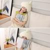 Cartoon Headgear Cute Soft Garlic Head Hat Holiday Performance Headwear Unisex Cloth Headdress Photography Cosplay Props Halloween Gift