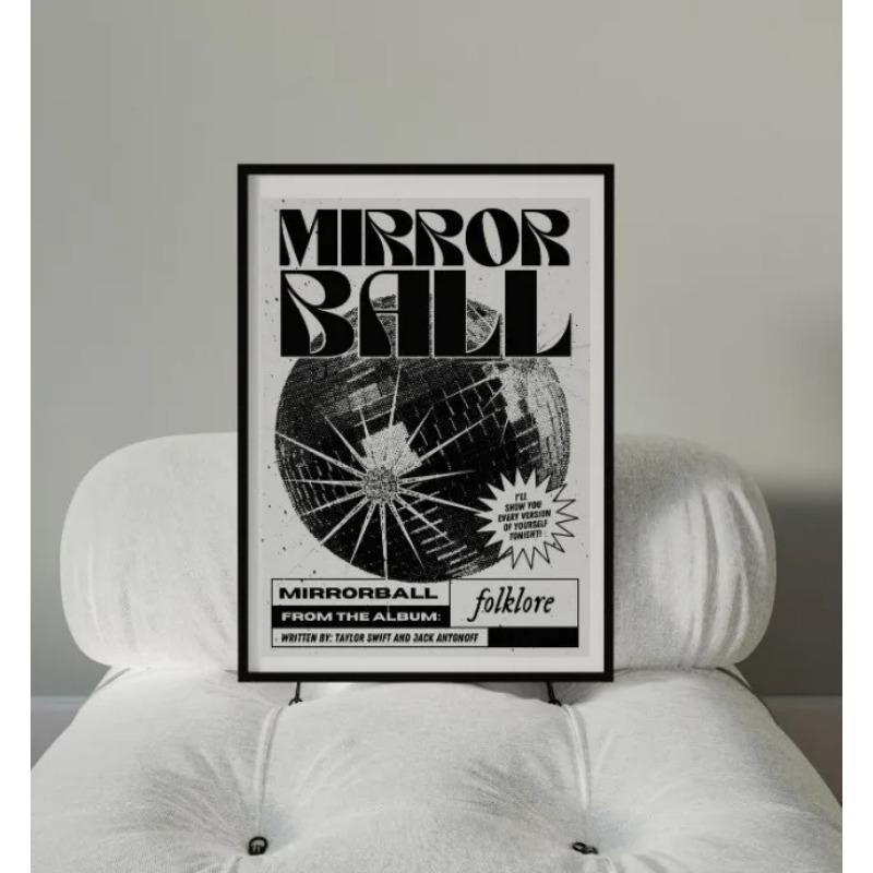 Vintage Diskokugel Poster Diskokugel auf Damenabsätzen Disco Martini Leinwandmalerei Drucke Wandkunst Bilder Zimmer Heimdeko