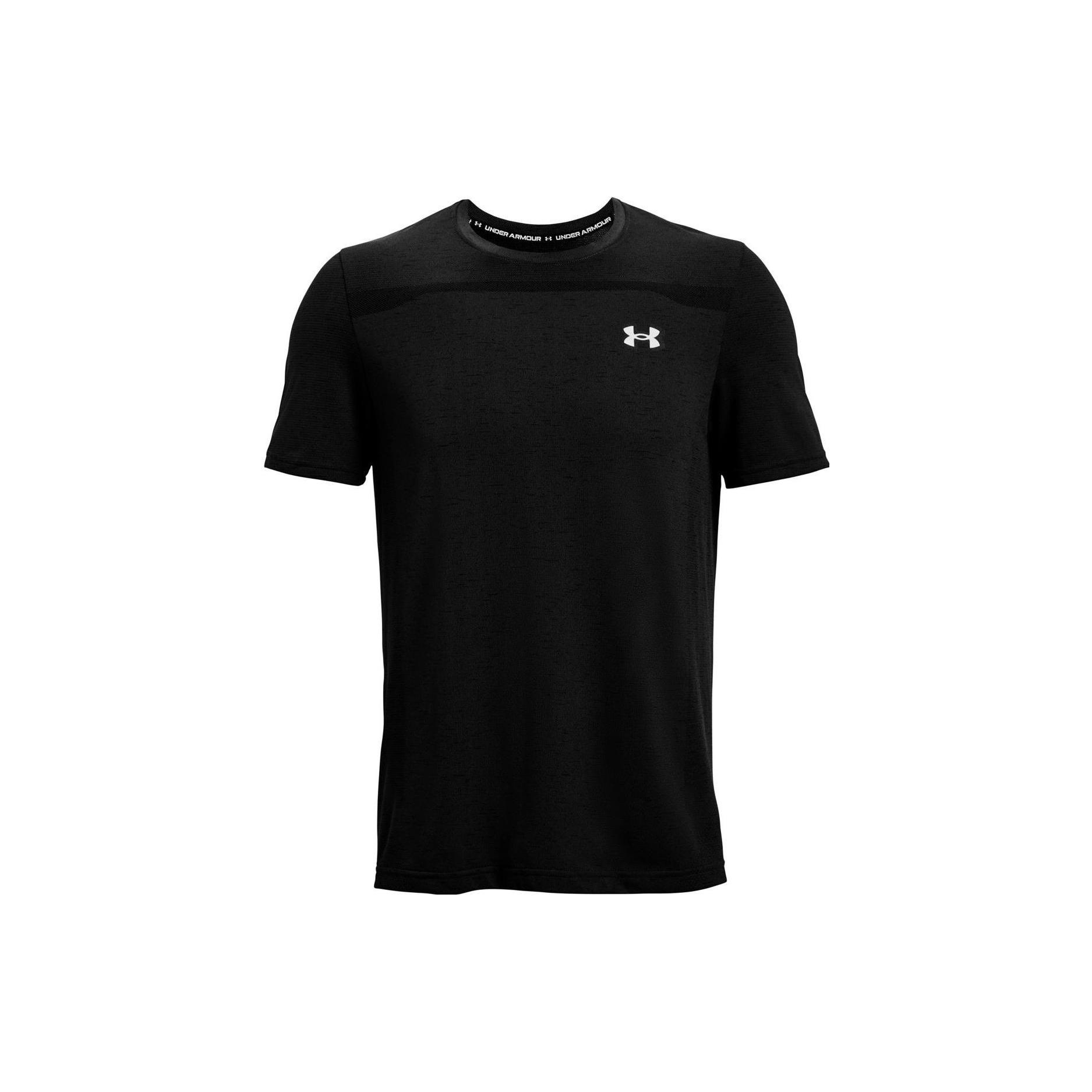 Under Armour Seamless T-Shirt  Black  Men s 1361131-001 M