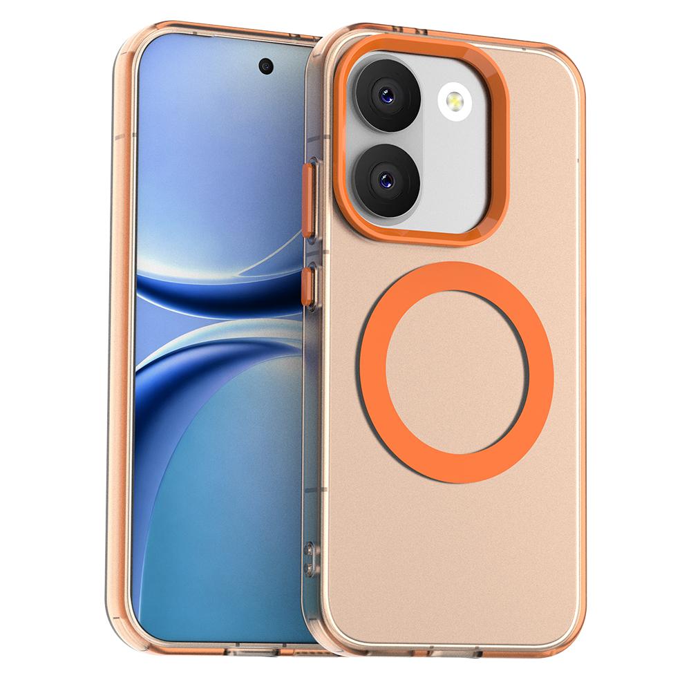 For Magsafe Frosted Clear Phone Case for POCO X8 X7 X6 Pro Max Note 15 14 13 Pro Plus 4G 5G Slim Protective Candy Magnetic Cover