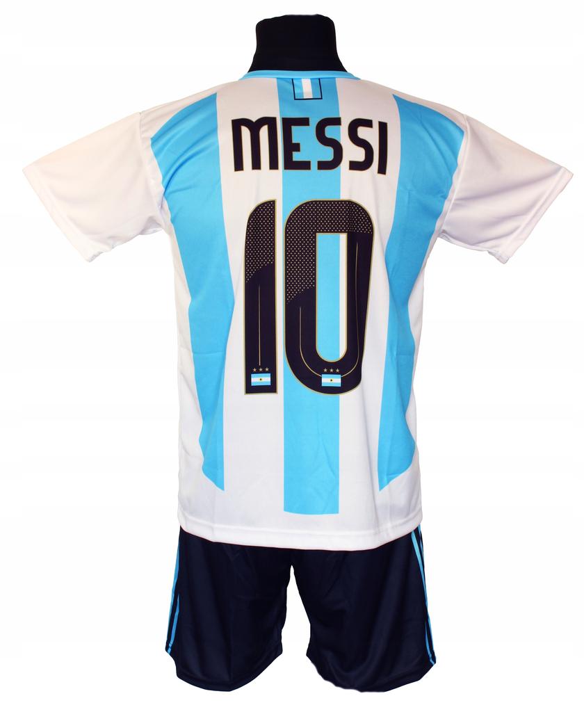 MESSI ARGENTINA Football Kit - Size 134 + Shin Guards