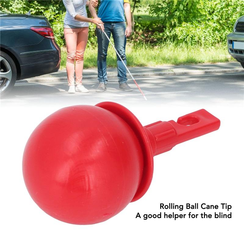 Hook Cane Tip Rolling Cane Tip Rolling Ball Hook Type Cane Tip Hook Type Cane Tip Replacement Accessory for Blind Walking Stick