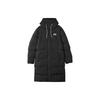 Letter Printed Long Down Jacket 'Black' Men's L423M161-0018