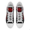 Skull Canvas Shoes for Men and Women Classic Gothic Style Fashion Street Style Casual Canvas Sneakers [CoolCustomize] High-Top - Lace-Up Sneakers,