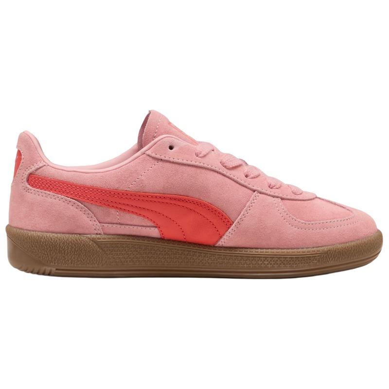 Puma Palermo Unisex Low Top Sneakers Pink Comfortable Fit 396463-87