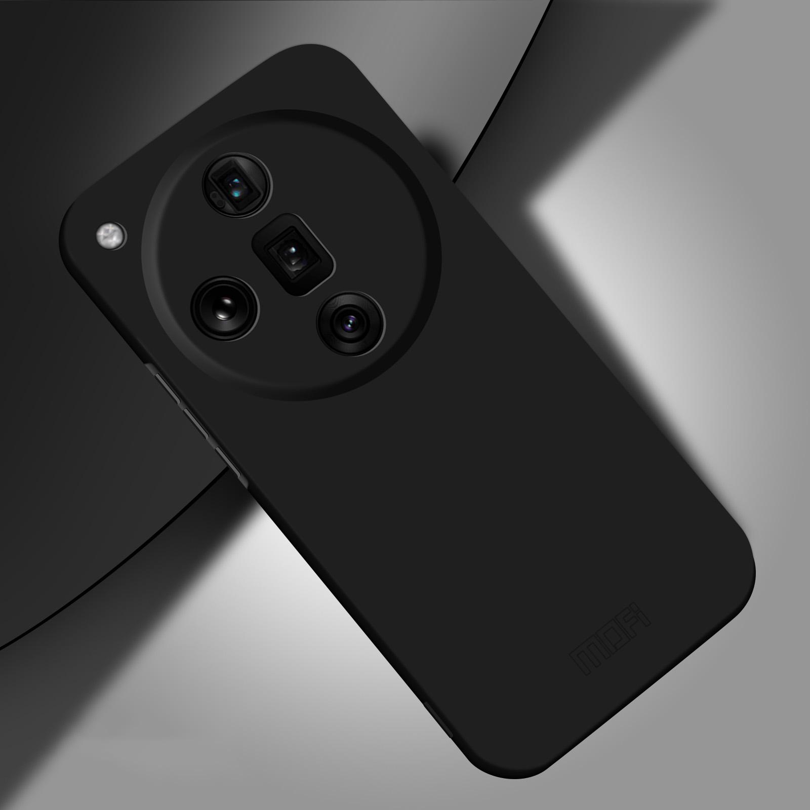 

MOFI JK Qin Series For Oppo Find X7 5G Case Skin Touch TPU+Acrylic Phone Cover Black